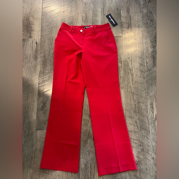 Karl Lagerfeld Pants - Karl Lagerfeld new Red Wide Leg Dress Pants